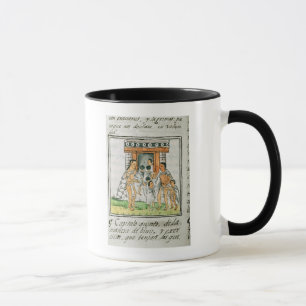 Caneca Codex florentino por Bernardino de Sahagun