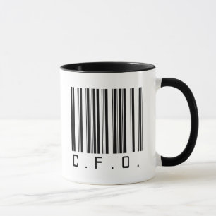 Caneca Código de barras de CFO