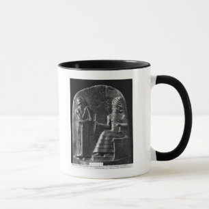 Caneca Código de Hammurabi, parte superior do stele