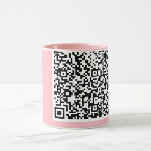 Caneca Código QR personalizado Analise o seu engraçado Mu