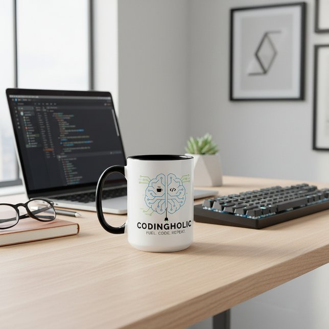 Caneca Coding Duo Mug Set for Programmers & coders (Criador carregado)