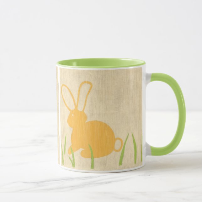 Caneca Coelhinho Amarelo e Grama Verde por Chariklia Zarr (Direita)