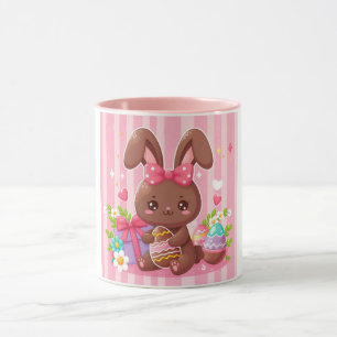 Caneca Coelhinho de chocolate giro Coelhinho de Páscoa co