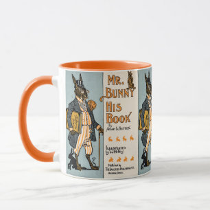 Caneca Coelhinho de Coelho Vintage com Livro - Professor,