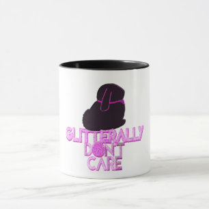 Caneca Coelho brilhante não se importa