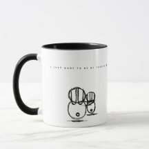Caneca Coelho Casal Fofo | Estar ao Seu Lado