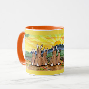 Caneca Coelho da família Sunrise Bright Designer Mug