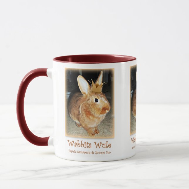 Caneca Coelho de coelho de Wabbits Wule (Esquerda)