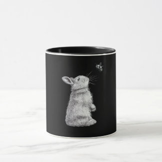 Caneca Coelho e abelha| Presente de Bunny Lover