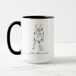 Caneca Coelho Selvagem de Compras / Nome Personalizado