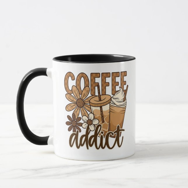 Caneca Coffee addict.  (Esquerda)