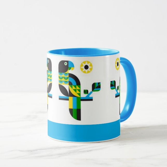 Caneca coffee bird mug (Frente Esquerda)