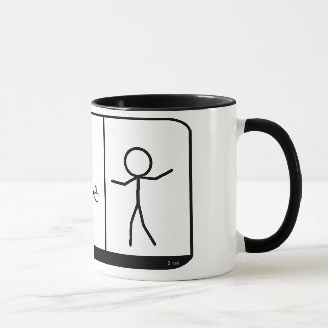 Caneca Coffee Cartoon Mug (Direita)