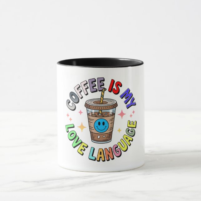 Caneca Coffee Is My Love Language Mug (Centro)