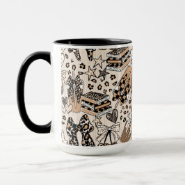 Caneca Coffee Lover Leopard Print Mug