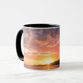 Caneca Coffee Mug Beautiful Sunset Landscape Beach View