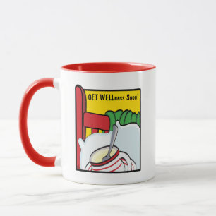 Caneca Coffee Mug clássico de café branco "Fique bem r