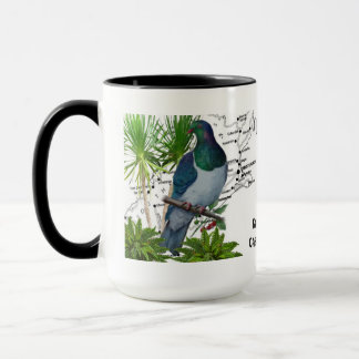 Caneca Coffee Mug de Pássaro Nativo da Nova Zelândia