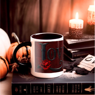 Caneca Coffee Mug, Gothic Love Torn