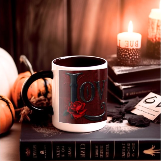 Caneca Coffee Mug, Gothic Love Torn (Criador carregado)