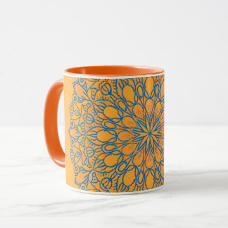 Caneca coffee mug orange color