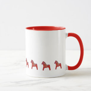 Caneca Coffee Mug Red Horse