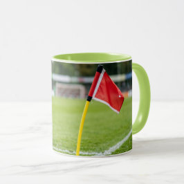 Caneca Coffee Mug Soccer Field Corner Flag Sport Fan Gift