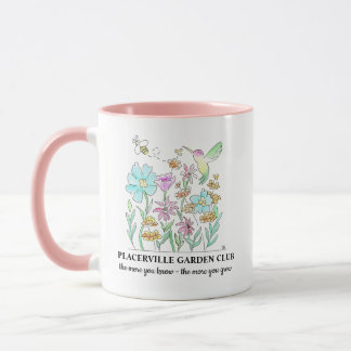Caneca Coffee Mug with Garden design