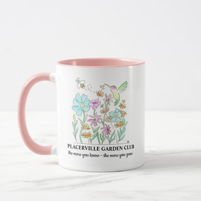 Caneca Coffee Mug with Garden design (Esquerda)