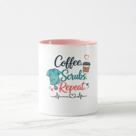 Caneca Coffee. Scrubs. Repeat.