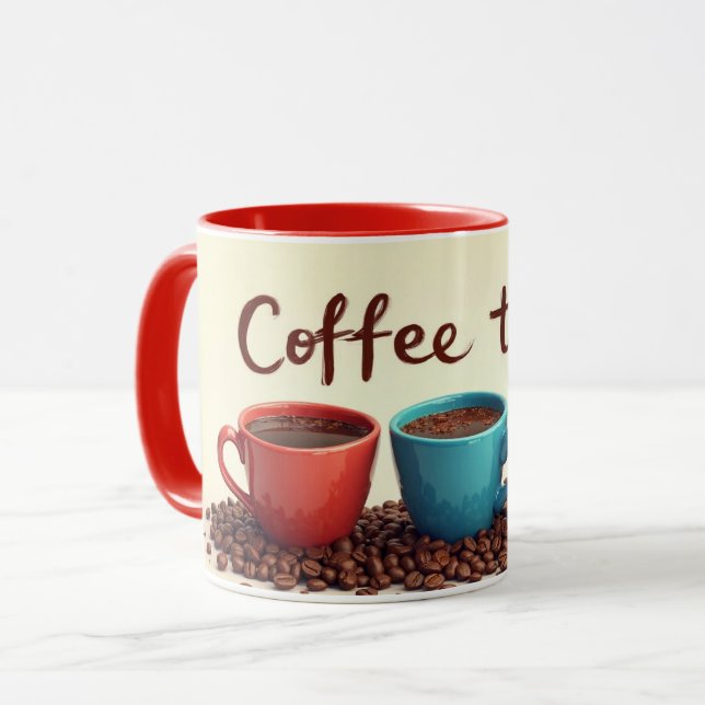 Caneca Coffee Time (Frente Esquerda)