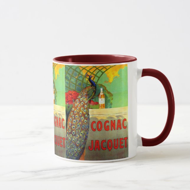 Caneca Cognac Jacquet Vintage Advertising Poster (Direita)