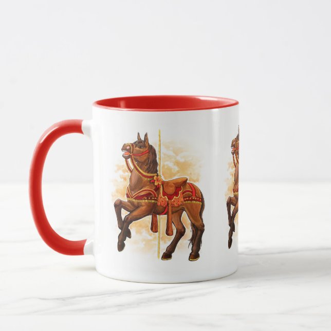 Caneca Coguete de Cavalo de Bay Carousel (Esquerda)