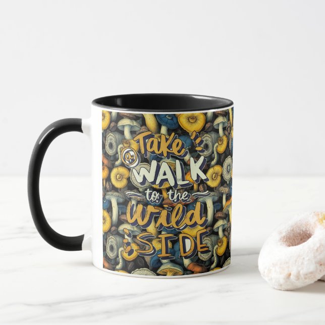 Caneca Cogumelo Lado Selvagem (Com Donut)