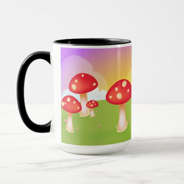 Caneca Cogumelos (Esquerda)