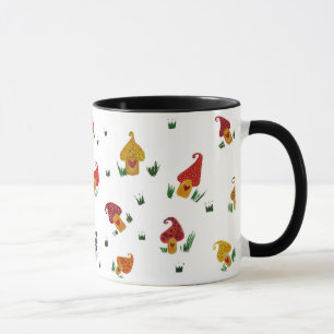 Caneca Cogumelos Pretos 325 ml Ringer Combo Mug