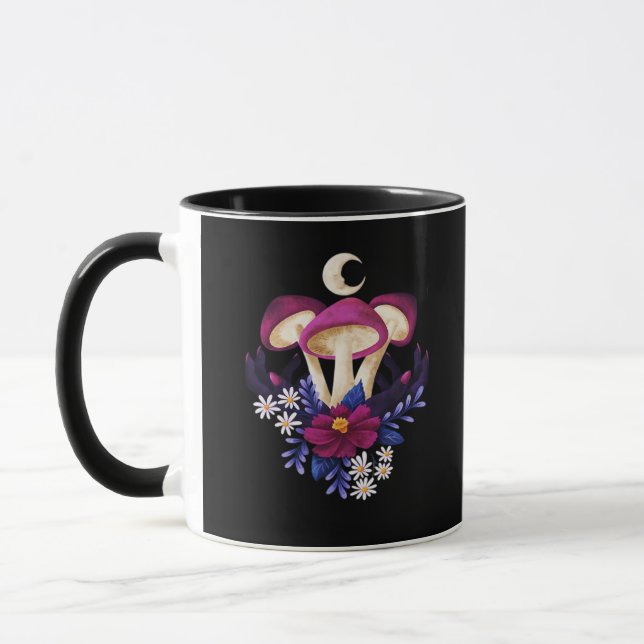 Caneca Cogumelos Whimsigothic Clássicos (Esquerda)