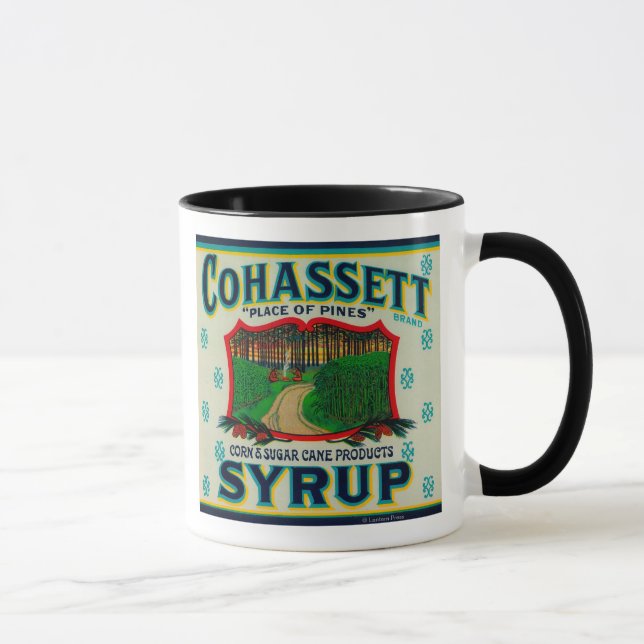 Caneca Cohassett Syrup LabelCairo, GA (Direita)