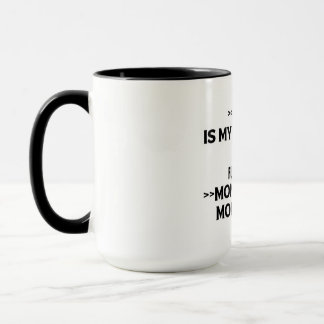 Caneca Coisa Engraçada/Humorosa Coffee Mug (Preto e Branc