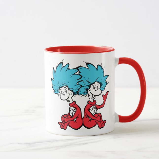 Caneca Coisa Um e Coisa Dois do Gato no Chapéu (Direita)