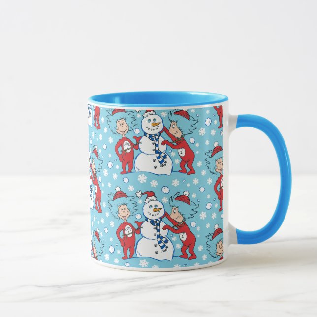 Caneca Coisa Uma Coisa Dois Padrões De Neve (Direita)