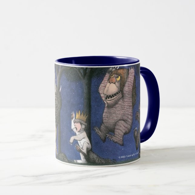 Caneca Coisas Selvagens e Max Dançando ao Luar (Frente Esquerda)