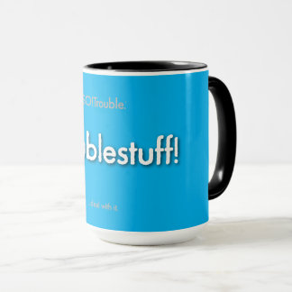 Caneca coisasproblemáticas! - em azul