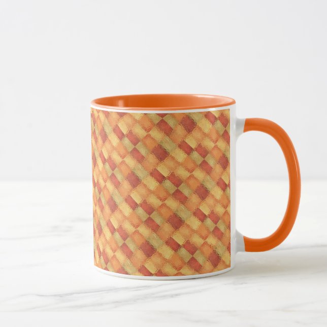 Caneca Colagem de Cores SG (laranja) (Direita)