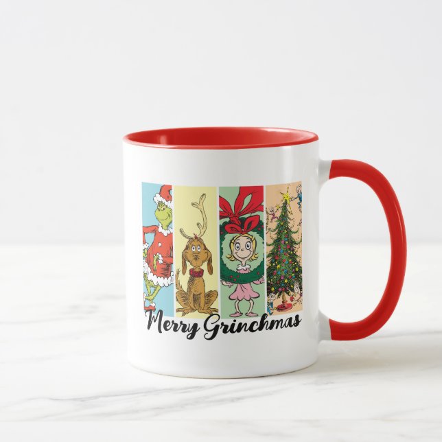 Caneca Colagem de Férias Merry Grinchmas (Direita)