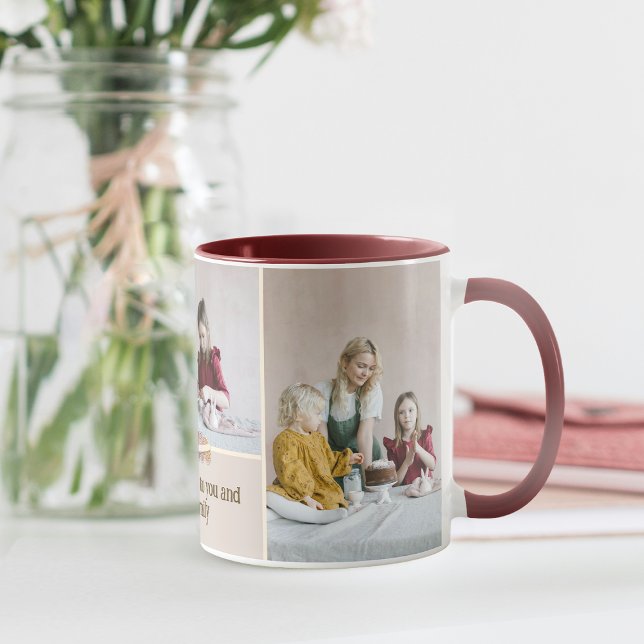 Caneca Colagem de Fotos de Feriado de Páscoa Personalizad (Criador carregado)