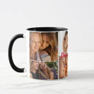 Caneca Colagem de Fotos Multimédia Moderna Personalizada
