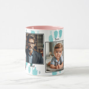 Caneca Colagem de Fotos Personalizada da Família Splash C