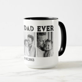 Caneca Colagem de Fotos Personalizada Melhor Pai de Todos
