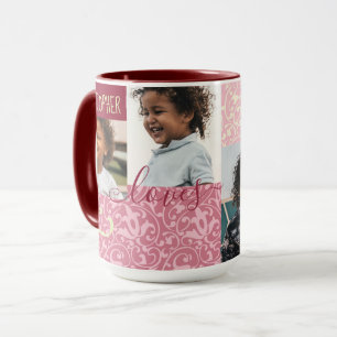 Caneca Colagem De Fotos Personalizada Para Ela
